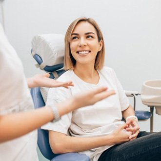 a patient paying for emergency orthodontic treatment